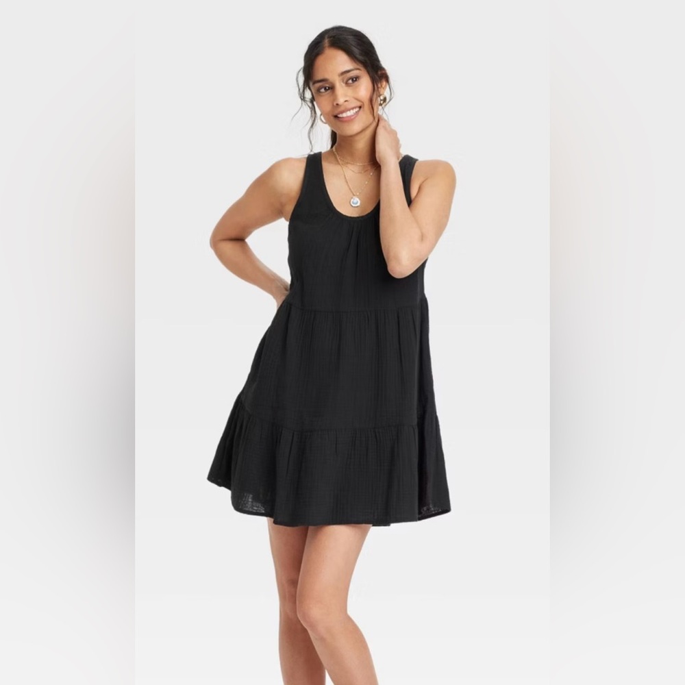 Universal Thread Black Sleeveless Sundress